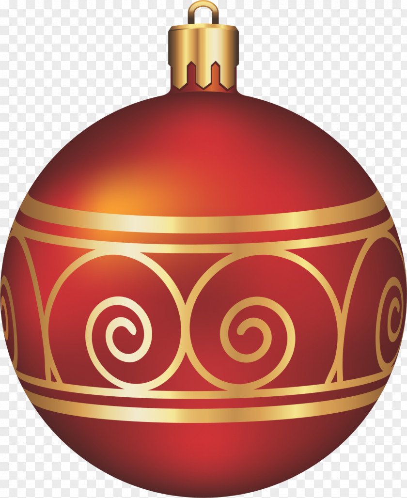 Ball Christmas Ornament Clip Art PNG