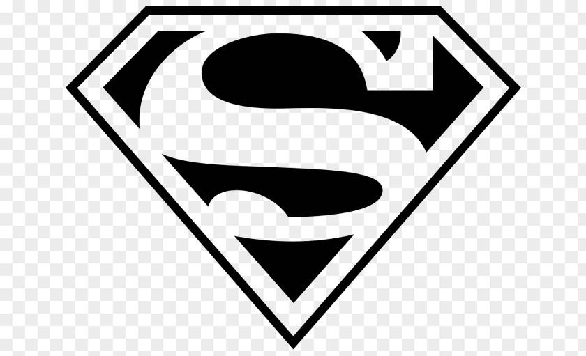 Black And White Superman Logo Batman Clip Art PNG