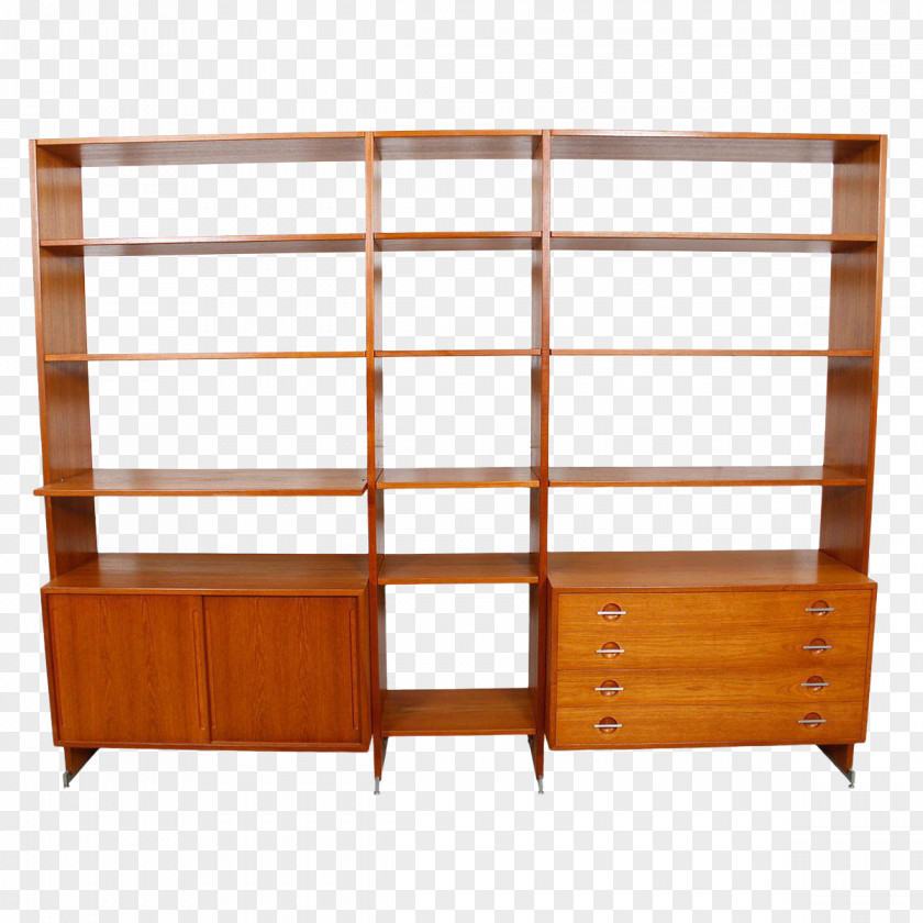 Bookcase Furniture Shelf Table Drawer PNG