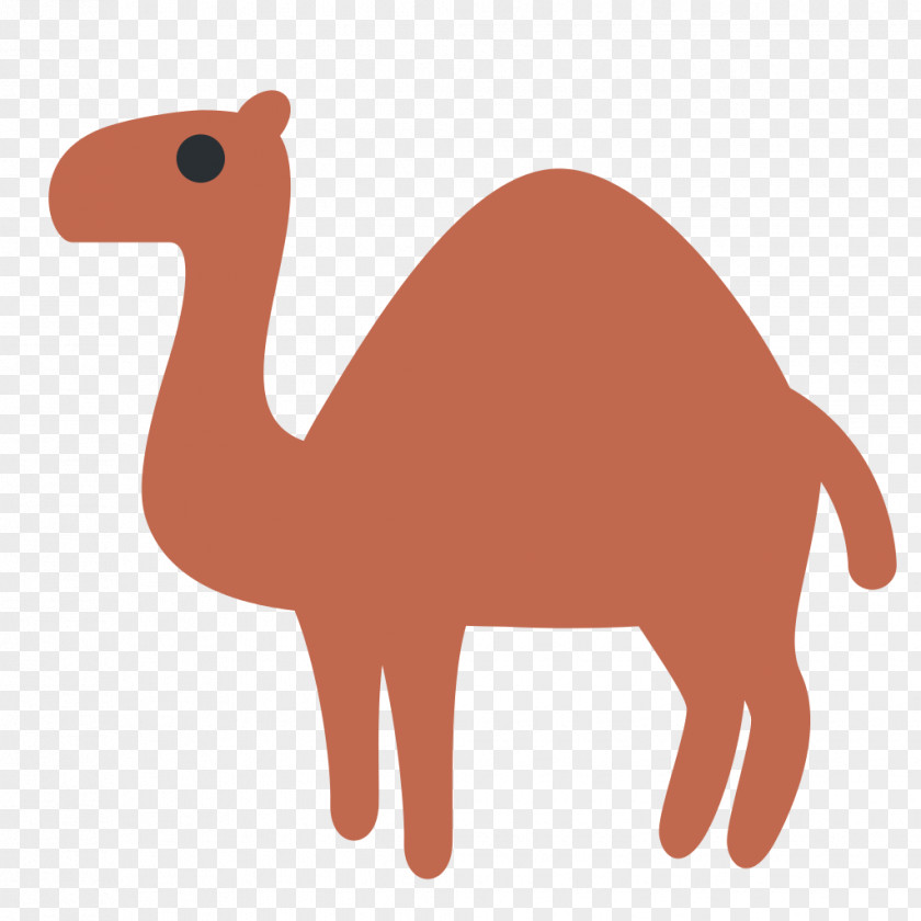 Camel Dromedary Bactrian Emoji Sticker PNG