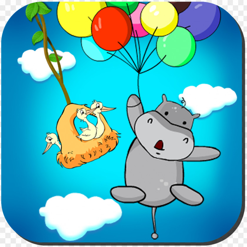 Hippo Balloon Animal Microsoft Azure Clip Art PNG