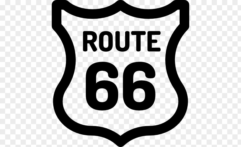 Route 66 U.S. Brand Logo Clip Art PNG