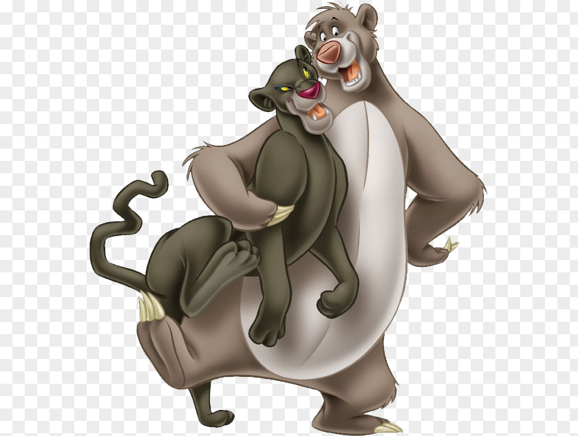 The Jungle Book Baloo Bagheera Nursery PNG