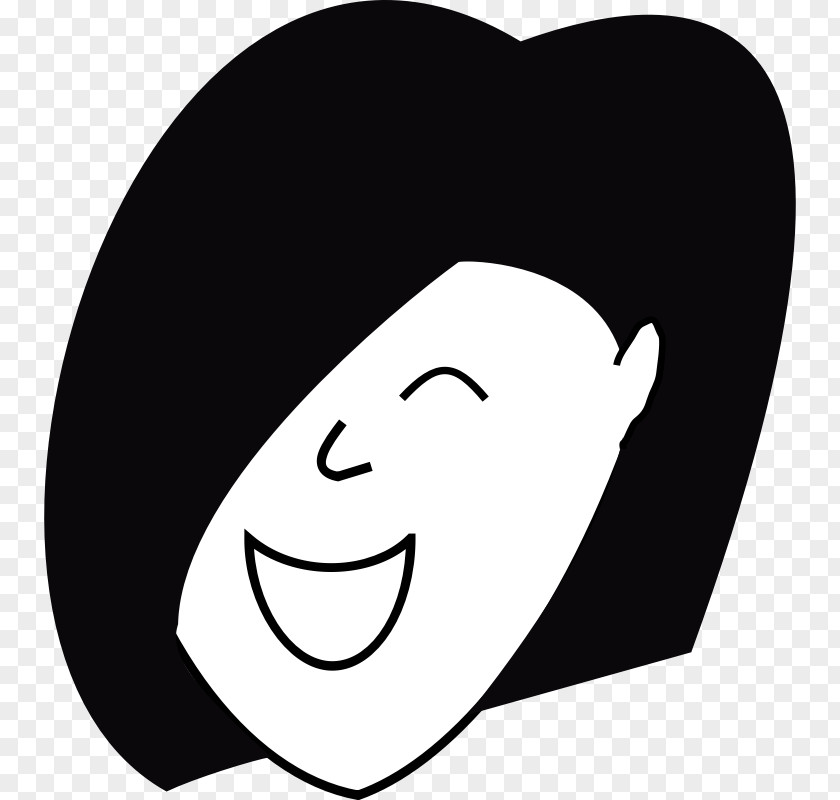 Cartoon Woman Face Clip Art PNG