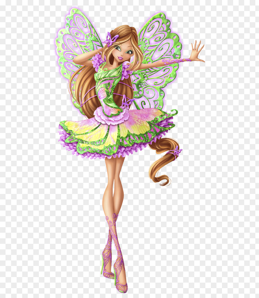 Fairy Flora Bloom Stella Butterflix PNG