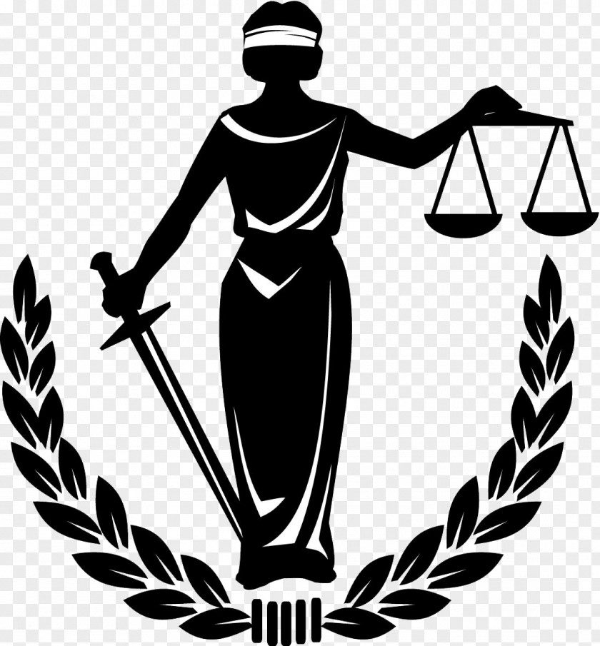 Lady Justice Due Process Lawyer Court Criminal Law PNG