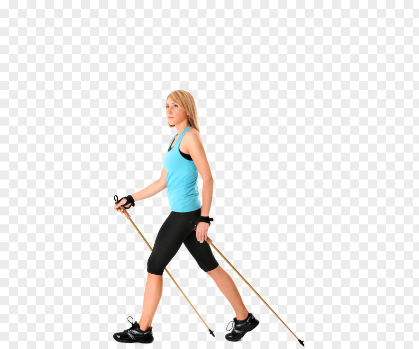 Nordic Walking Sport Ski Poles Jogging PNG