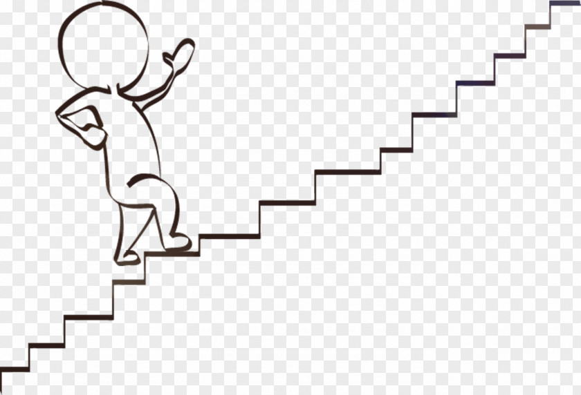 On The Stairs Of Villain Cartoon Download PNG