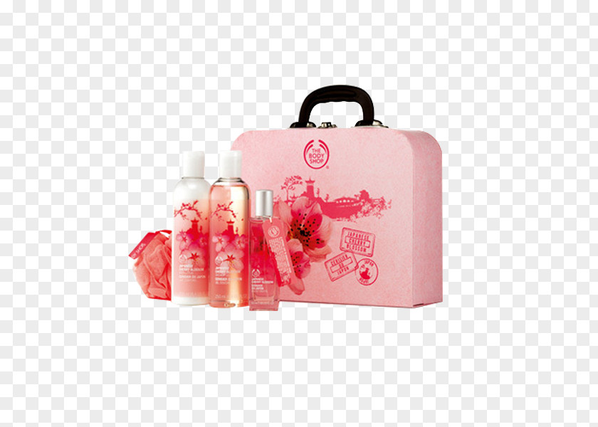 Rose Essential Oil Skin Care Set Lotion The Body Shop Gift Perfume PNG