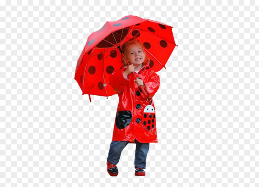 Umbrella Raincoat Toddler Costume PNG