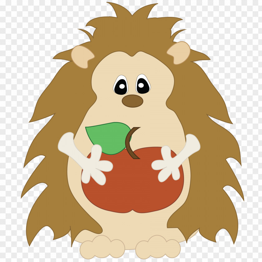 Hedgehog In The Fog Lion Teacher Illustration Education PNG