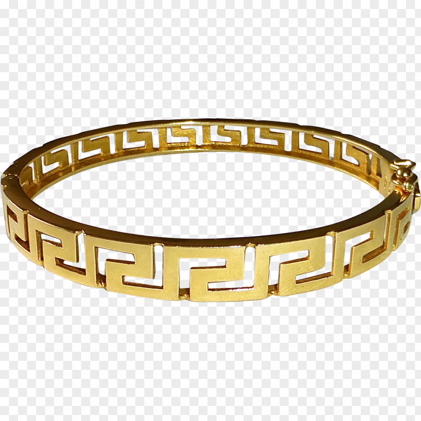 Jewellery Bracelet Meander Gold Silver PNG