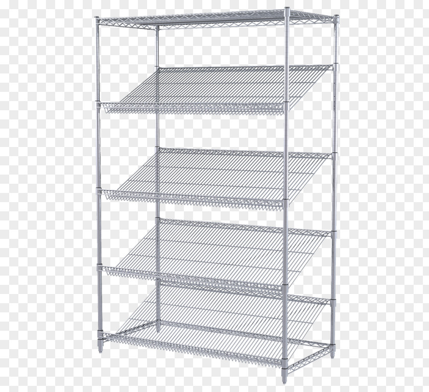 Wire Shelving Shelf Chrome Plating Steel PNG
