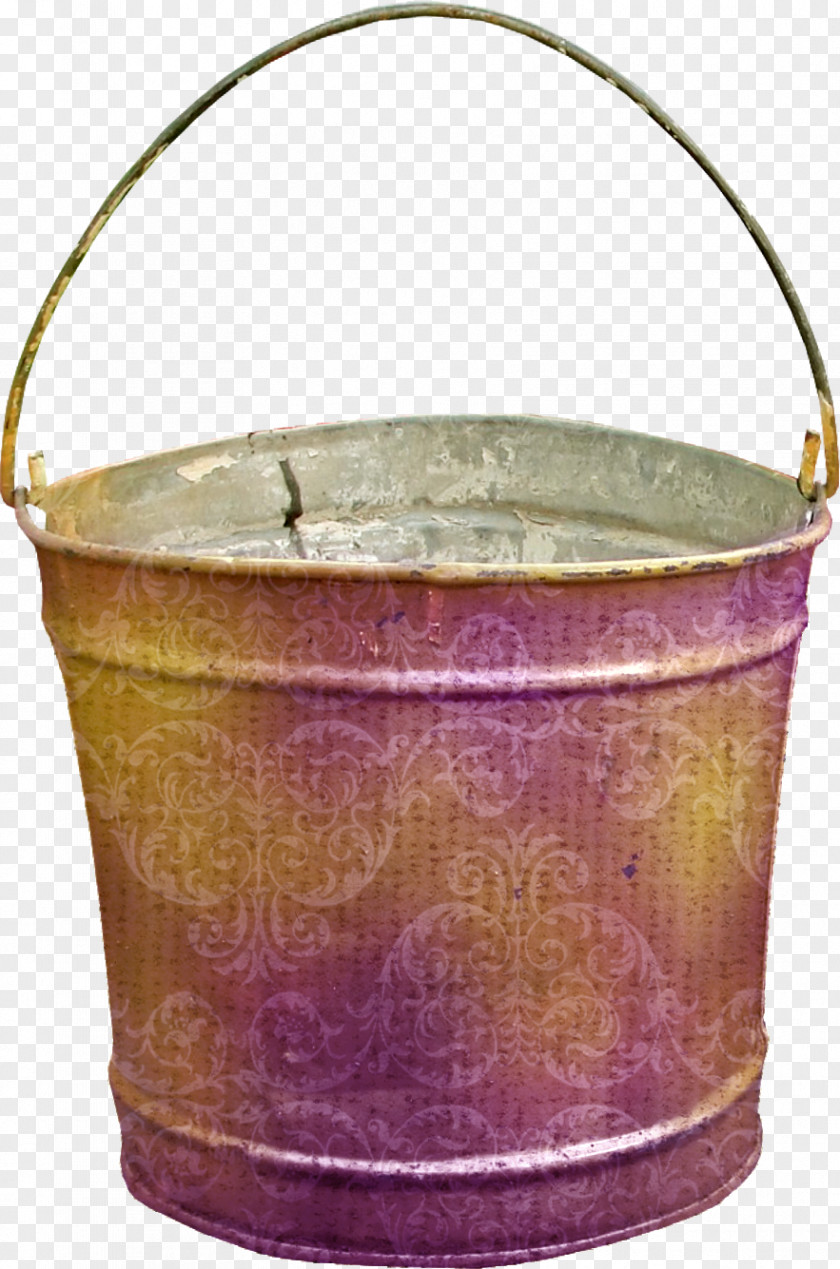 Beautiful Color Drum Bucket Iron PNG