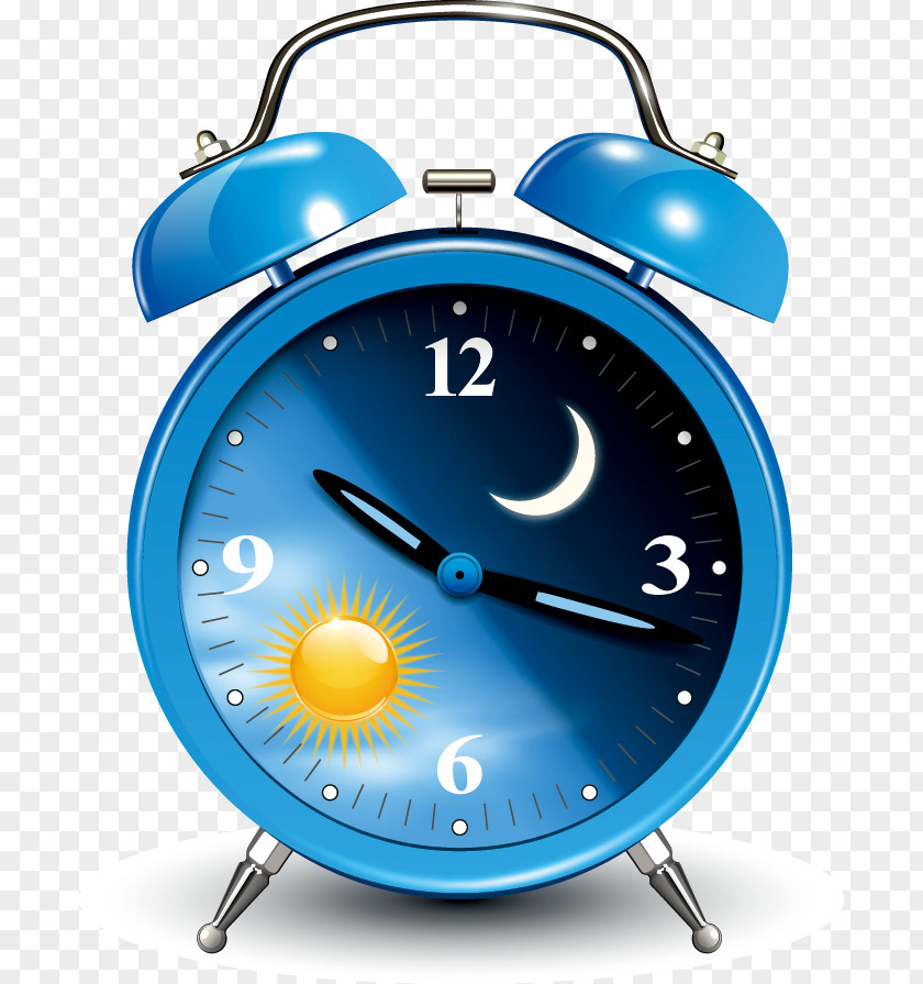 Hand-painted Picture Alarm Clock Sleep Cycle Circadian Rhythm Night PNG