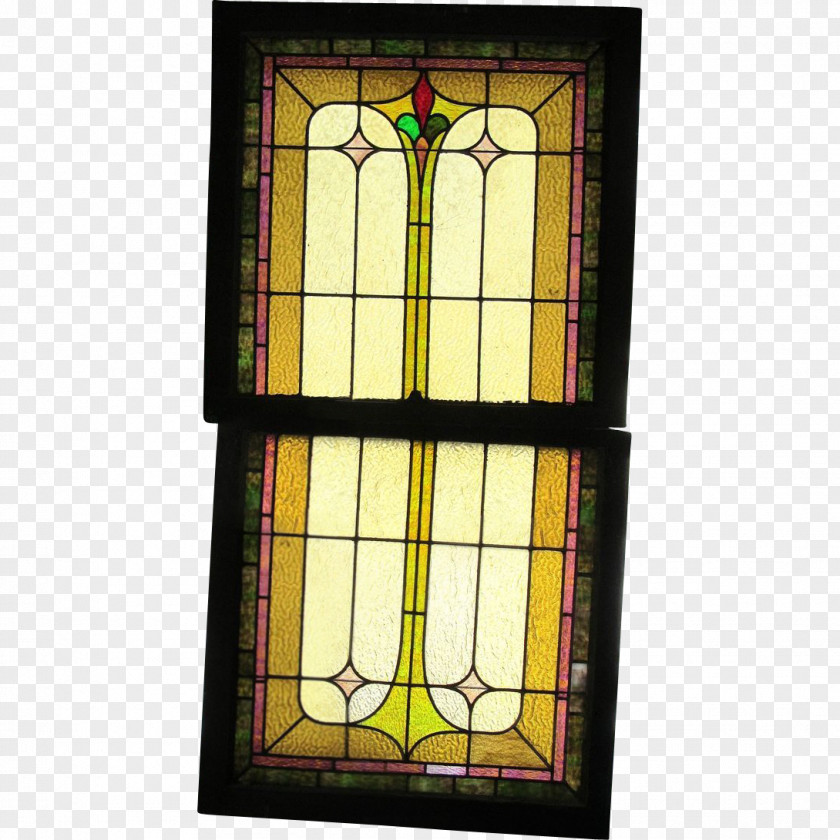 Light Stained Glass Fixture Material PNG