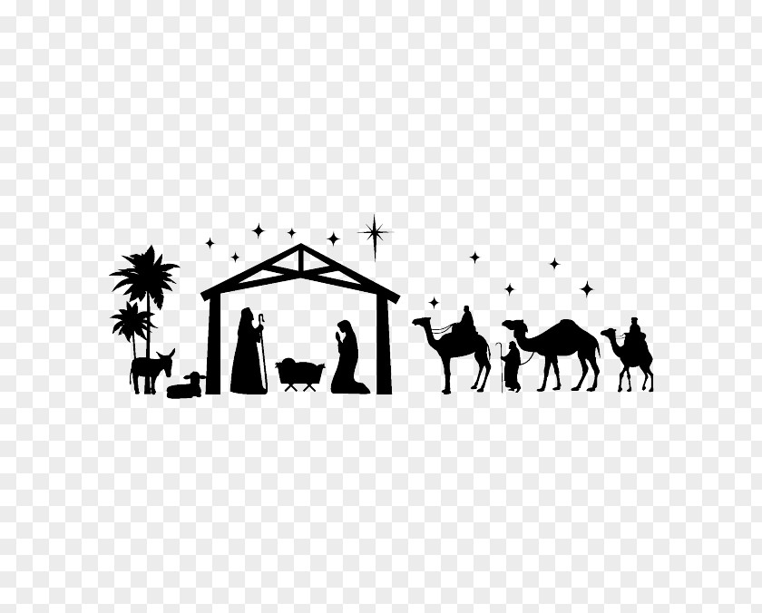 Nativity Scene Clip Art Of Jesus Christmas Day Manger PNG