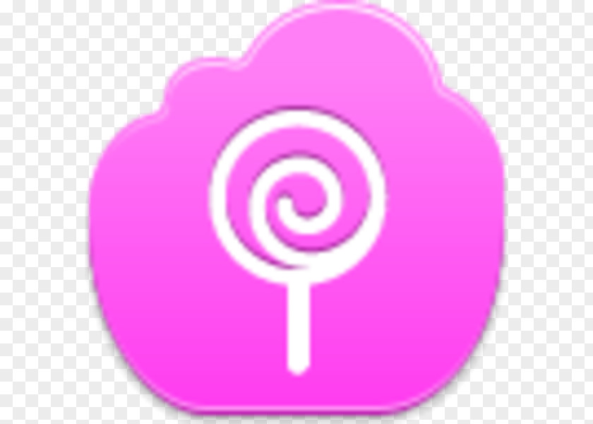 Pink Lollipop Symbol Clip Art PNG