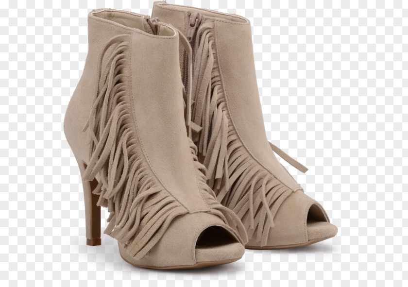 Boot Chelsea Shoe Stiletto Heel Beige PNG