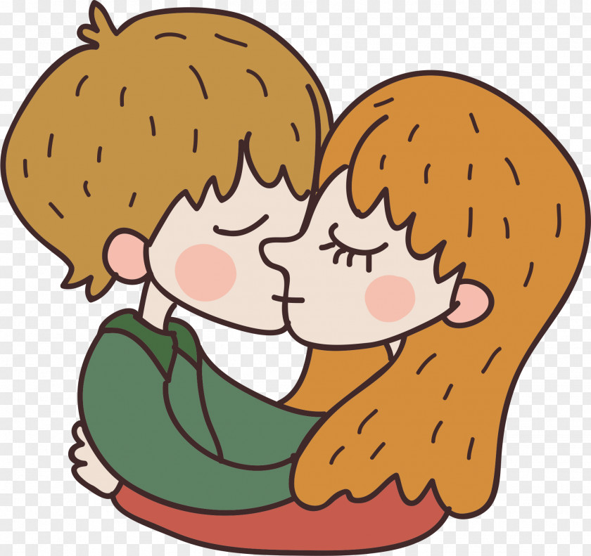 Kissing Couple Kiss Romance Clip Art PNG