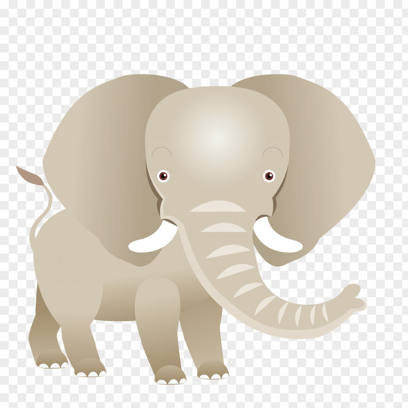 Strong Elephant African Indian Cartoon PNG