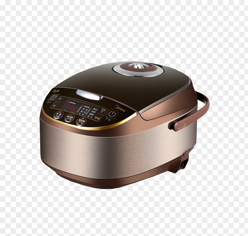 Us Rice Cooker Products In Kind Brown Home Appliance Midea Electric PNG