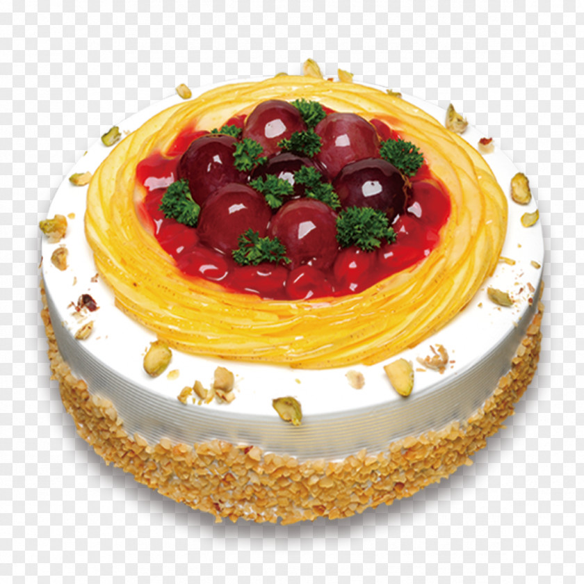 Cherry Cake Torte Cheesecake Cream Fruitcake PNG