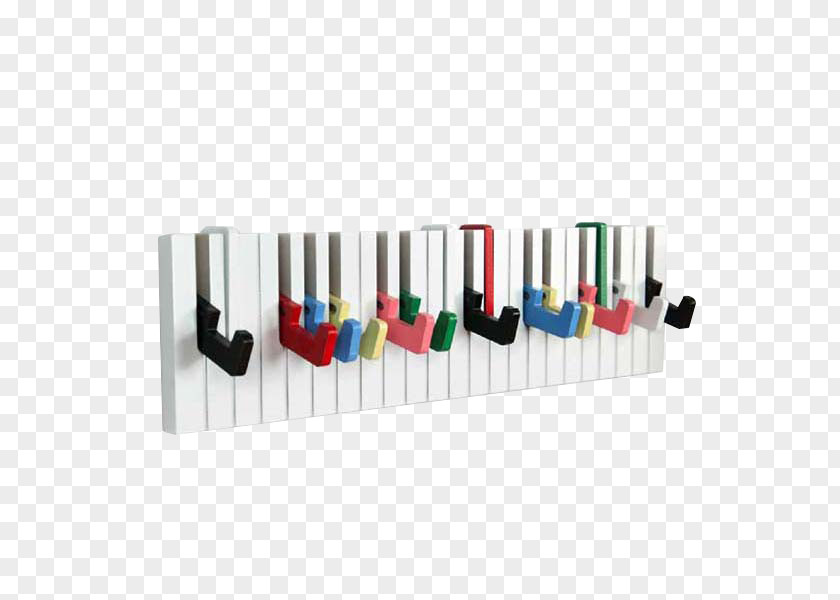 Colorful Piano Hook United Kingdom Coat Rack Modern Architecture PNG