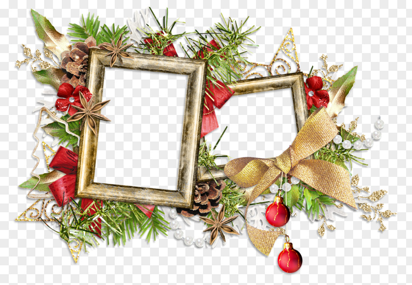 Picture Frames Christmas Ornament PNG