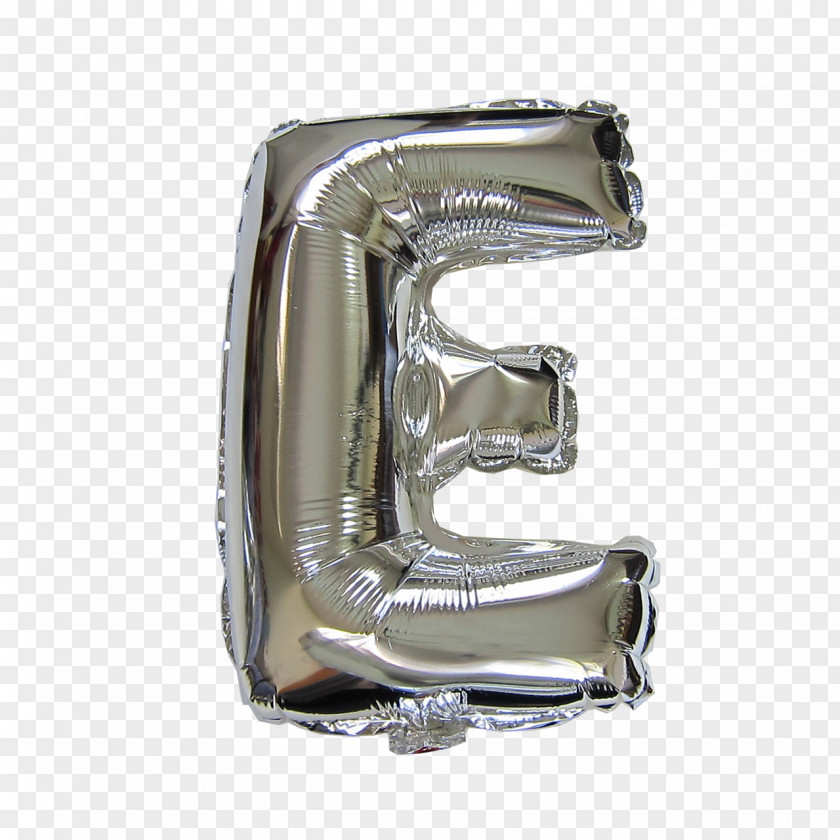 Silver Metal Letters Of The Alphabet Mylar Balloon Gold Toy PNG