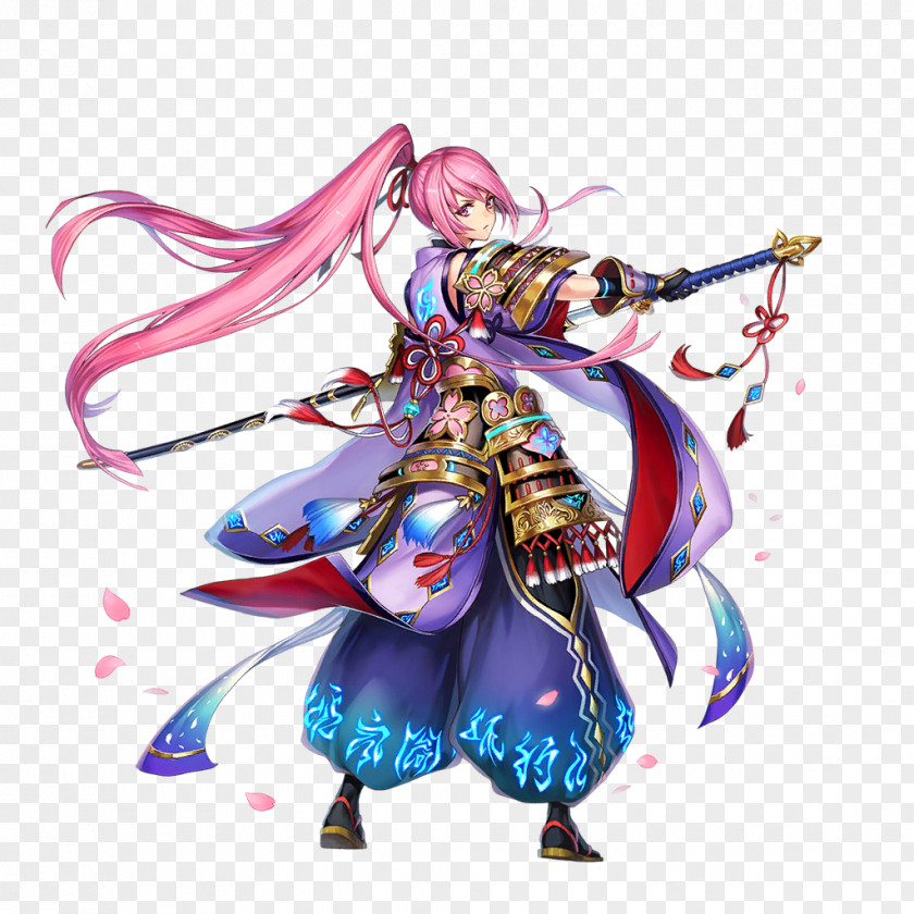 Kunoichi For Whom The Alchemist Exists Brave Frontier Samurai Ninja PNG