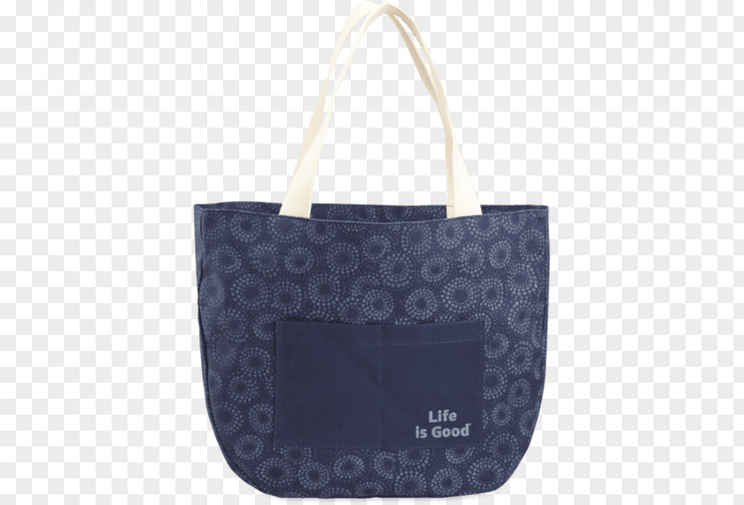 Paint Dots Tote Bag Handbag Blue All Purpose PNG