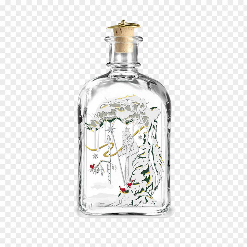 Christmas Bottle Glass Advent Candle 0 PNG