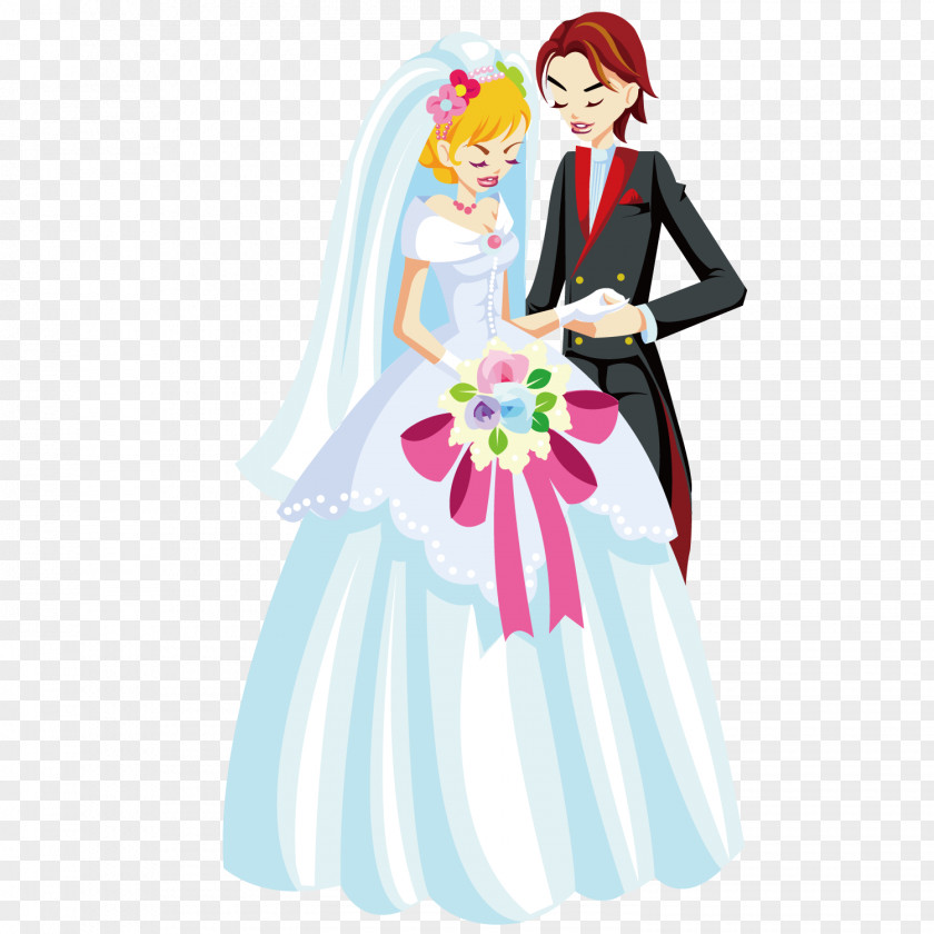 Groom And Bride Bridegroom Wedding Marriage PNG