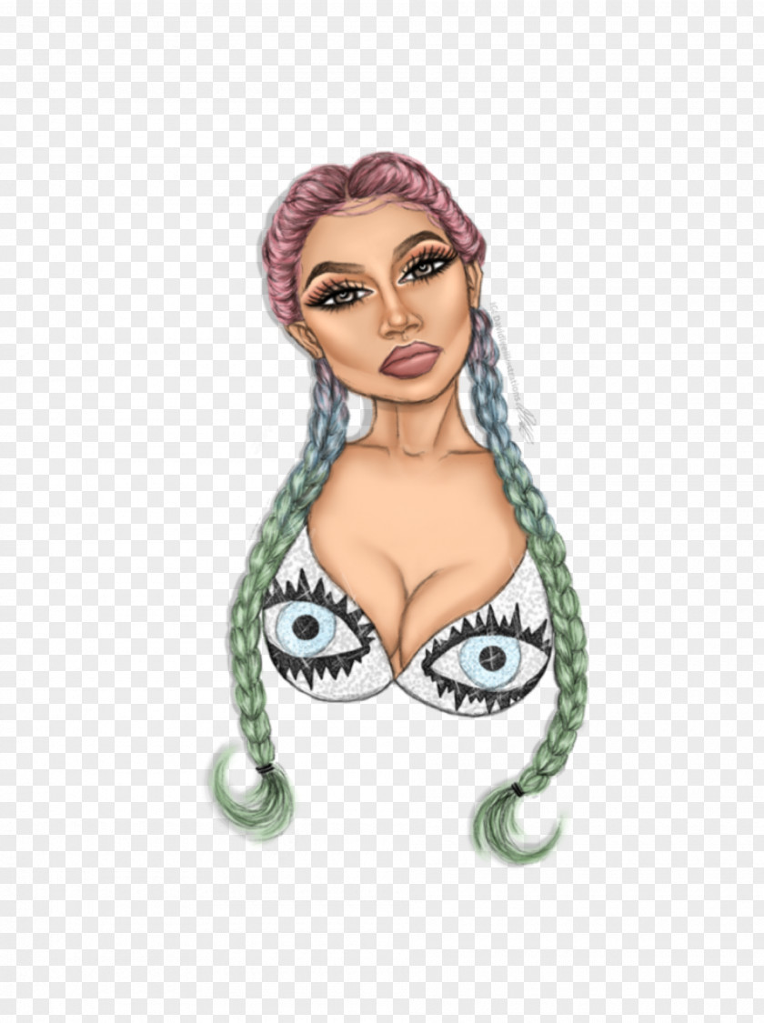 Kylie Jenner Illustrator Drawing Art PNG