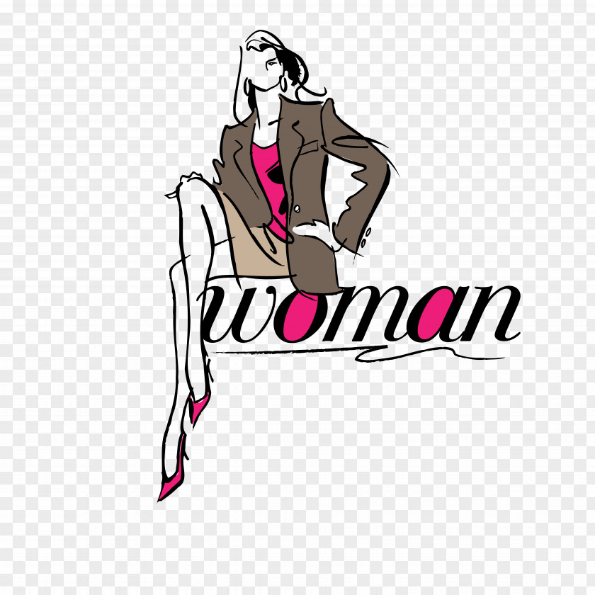 Vector Women Woman Female Fashion PNG