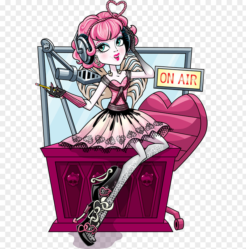 Cupid Images Monster High Ever After Doll PNG