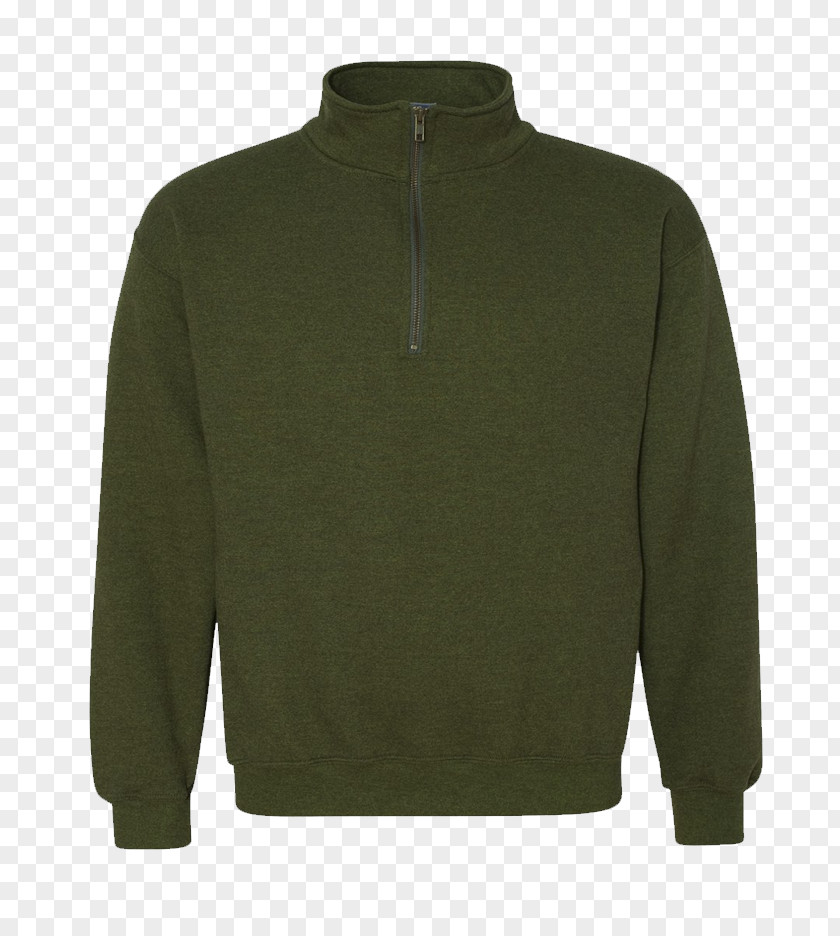 Moss Polar Fleece Green Sleeve Neck PNG