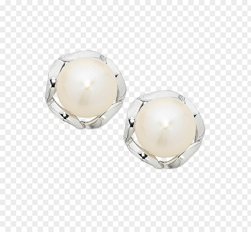 Pearl Earrings Earring Body Jewellery Silver PNG