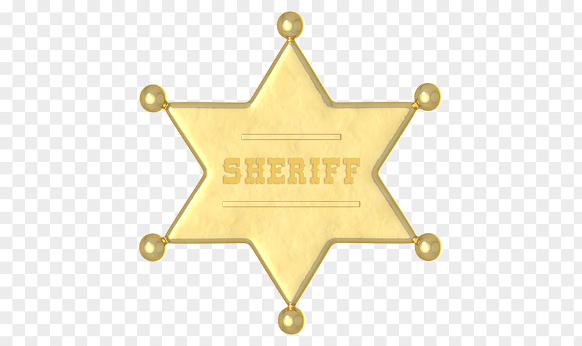 Sheriff American Frontier Cowboy Sticker Western United States PNG