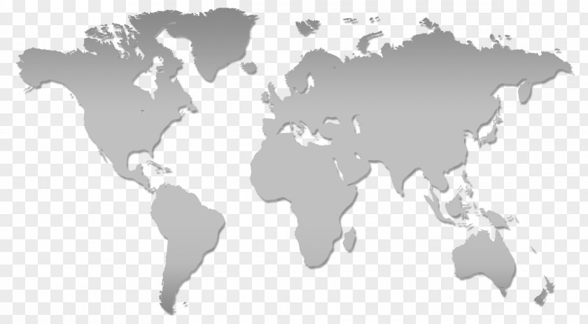 World Map Globe Blank PNG