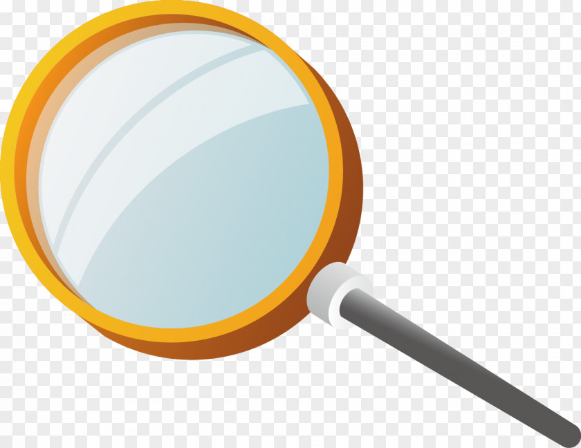 Cartoon Magnifying Glass Drawing PNG