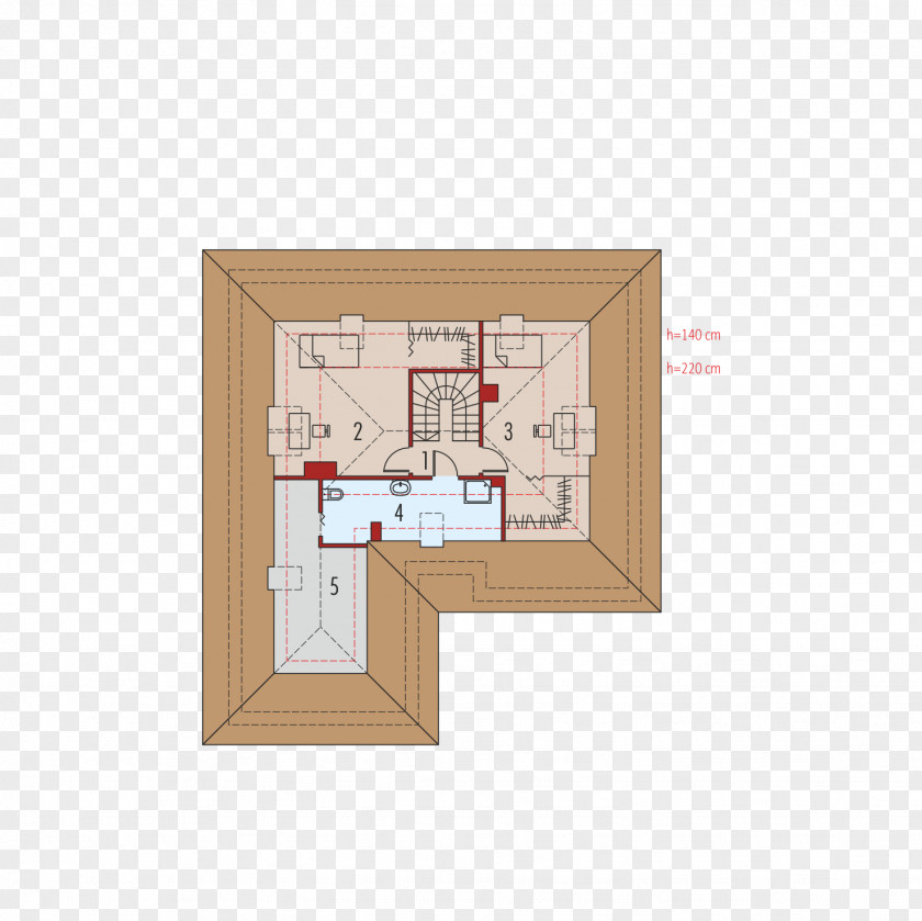 House Attic Roof Floor Plan Building PNG