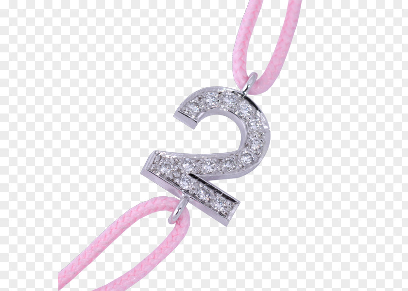 Necklace Charms & Pendants Pink M Body Jewellery PNG