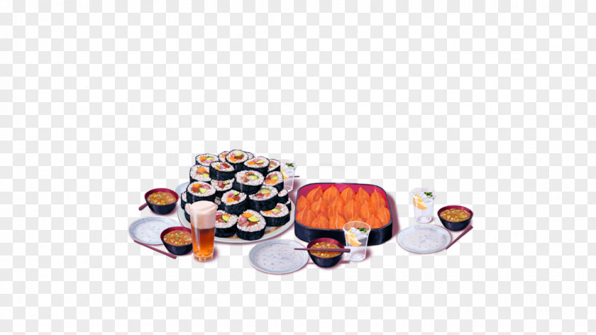 Red And Simple Japanese Cuisine Sushi Thai Sashimi Asian PNG