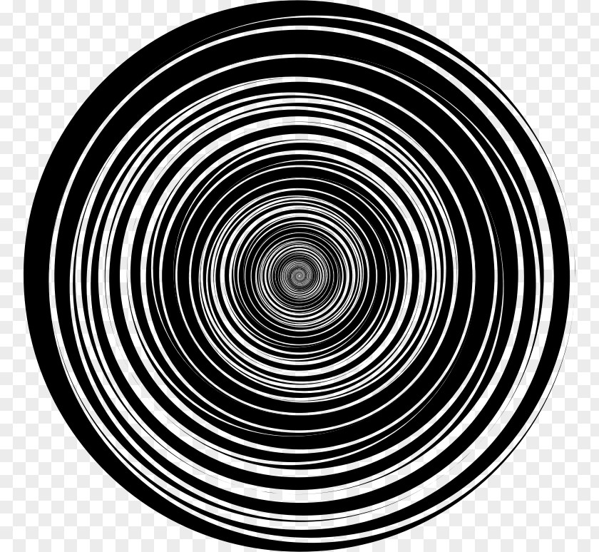 Circle Spiral Pattern PNG