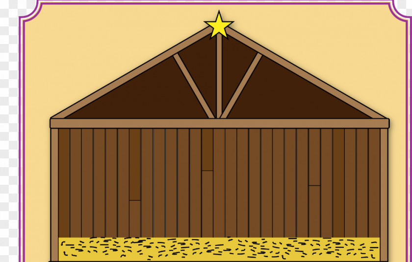 Facade Building Yellow Shed Roof Line Barn PNG
