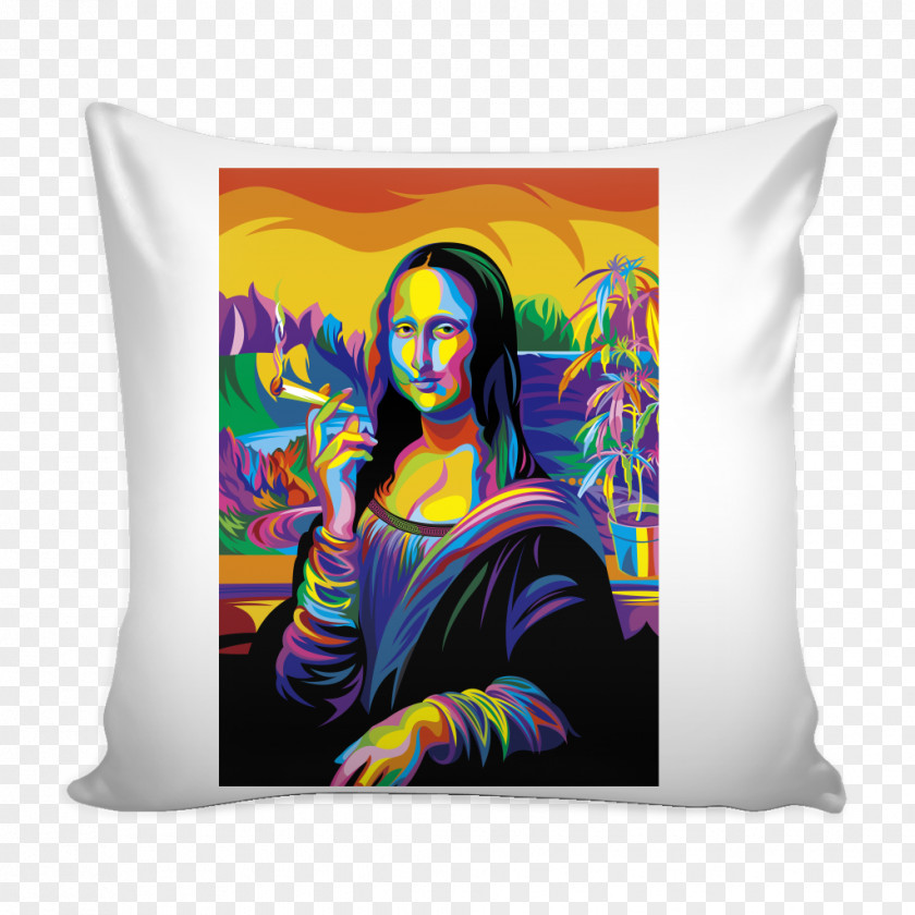 Painting Mona Lisa Gallery Wrap Canvas Print PNG