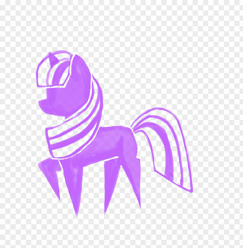 Proud Horse Pony Violet Purple Magenta PNG