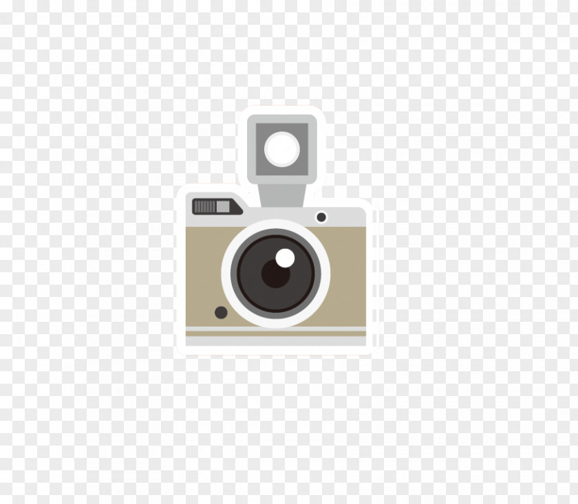 White Minimalist Camera Light PNG